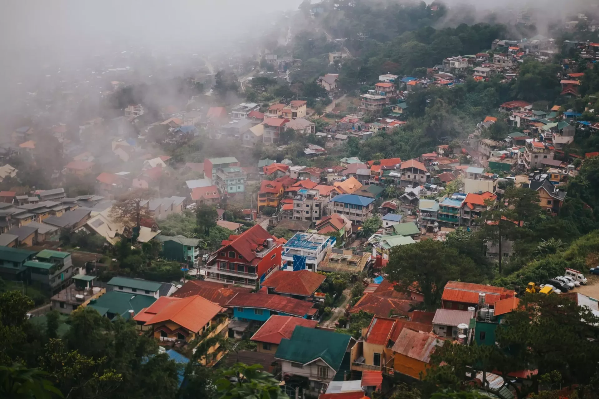 view of the baguio city
