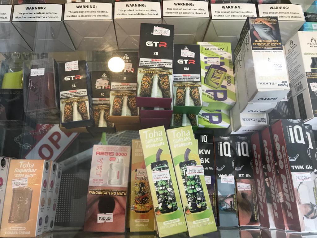 Display Vape products